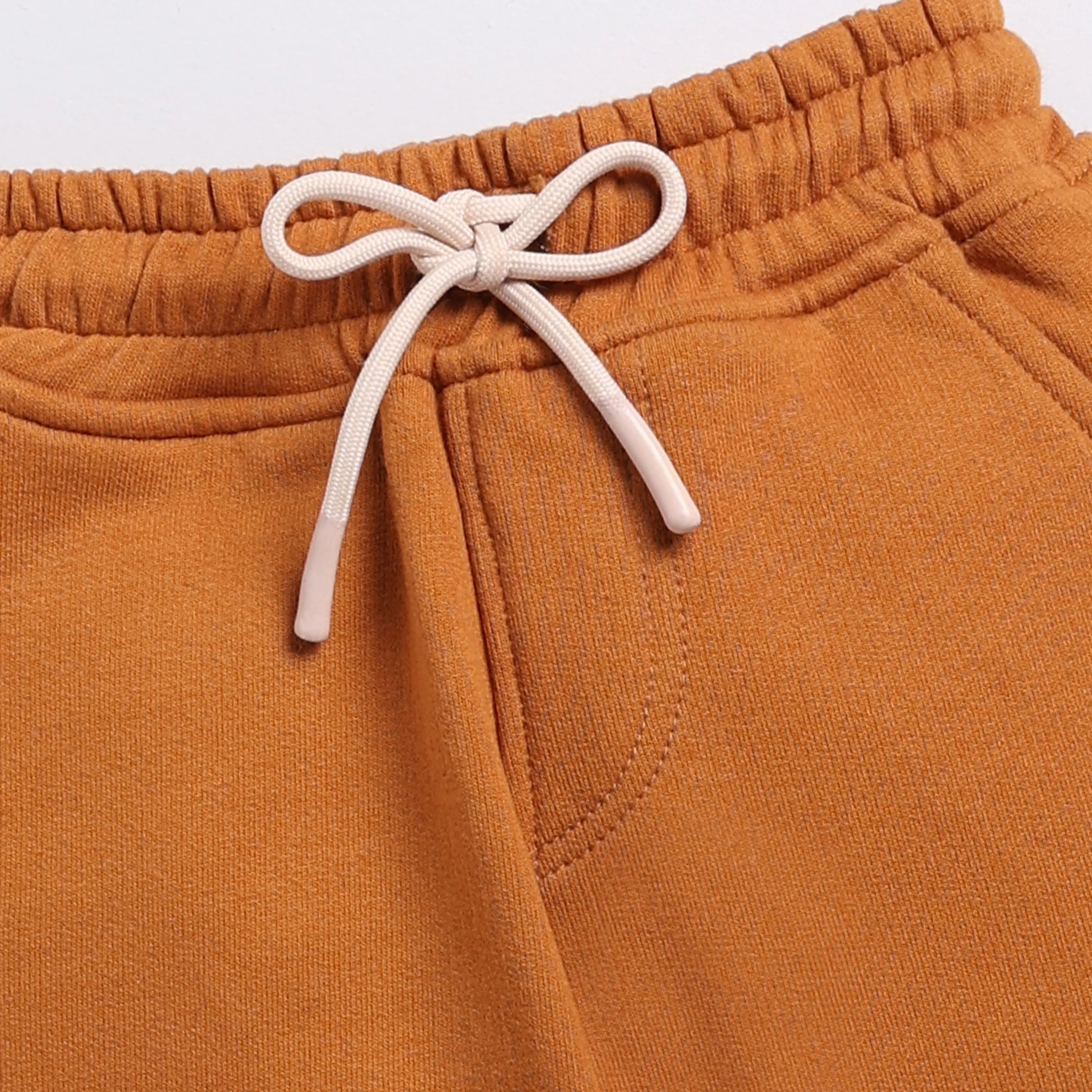 Pumpkin Spice Organic Fleece Sweatshirt & Jogger Set