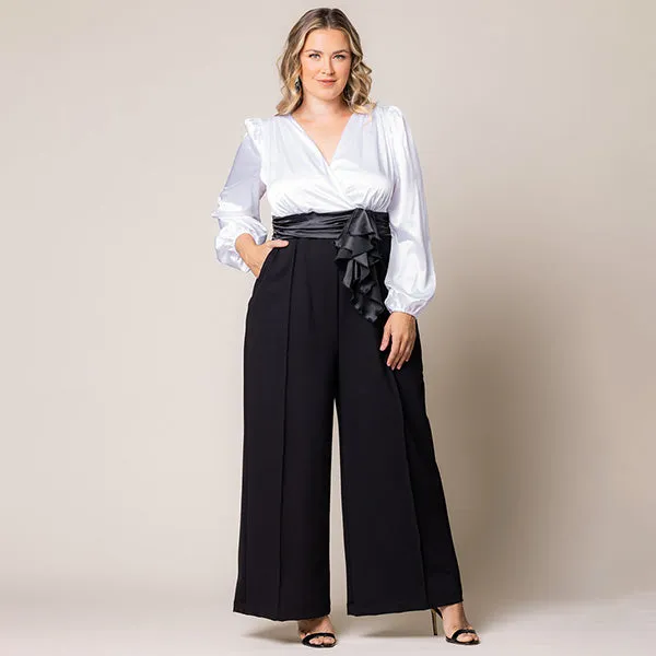 Refined Satin Jumpsuit - Sale!