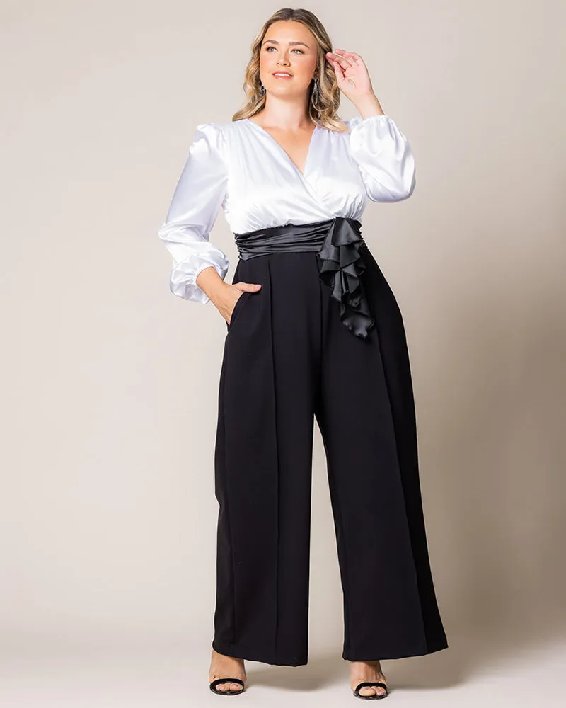 Refined Satin Jumpsuit - Sale!