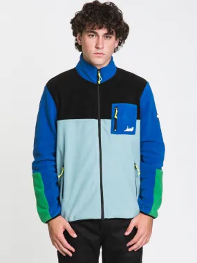 RIP N DIP ALAMEDA COLOUR BLOCK POLAR FLEECE JACKET - CLEARANCE