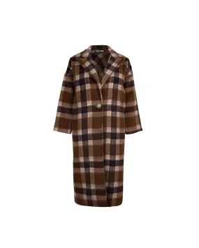 ROONEY COAT BROWN CHECK