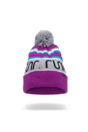 Runr Nordic Bobble Hat | Magenta