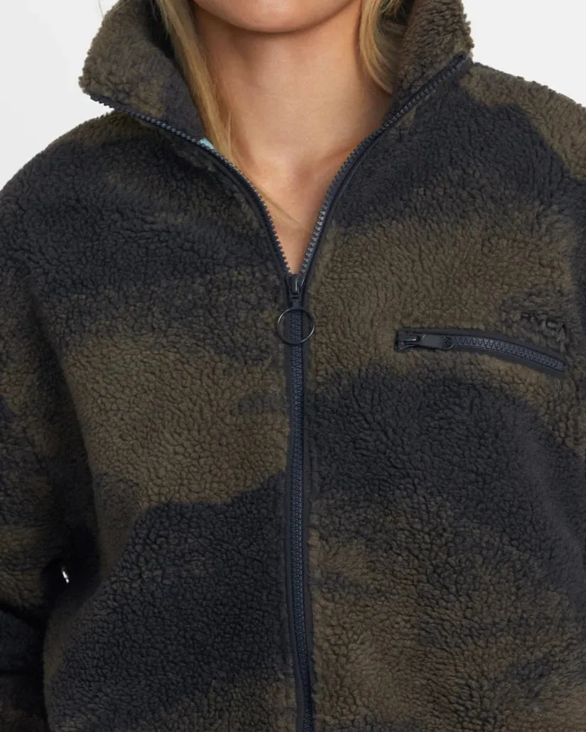 Rvca oh hush sherpa jacket avjjk00199