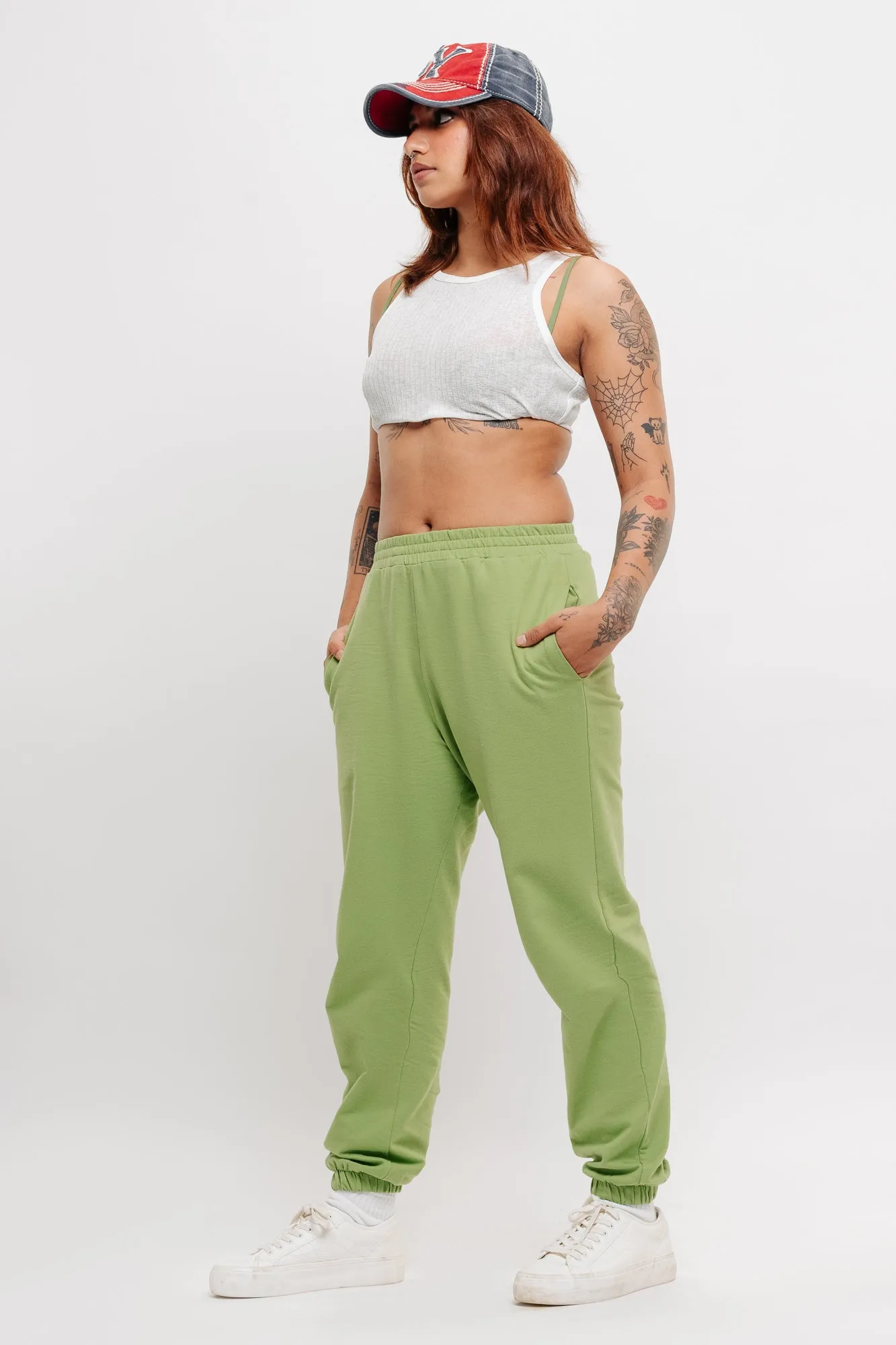 Sage Cotton Joggers