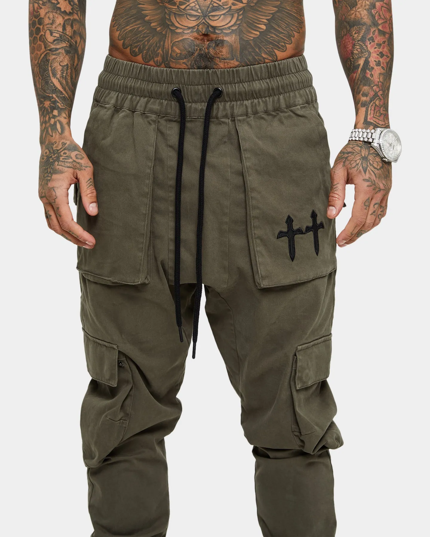 Saint Morta Day of the Dead Joggers Army Green