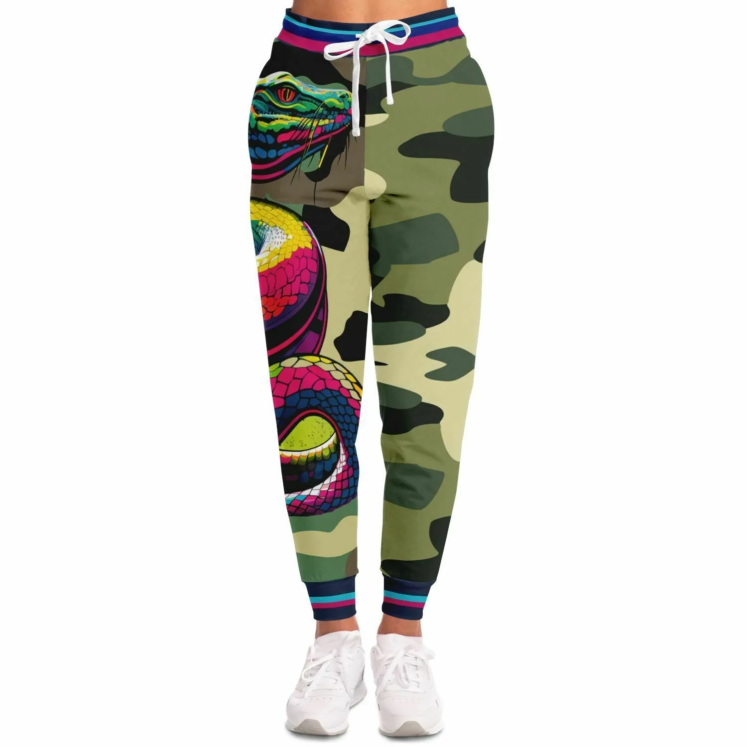 Serpent Says Green Camo Eco-Poly Unisex Joggers