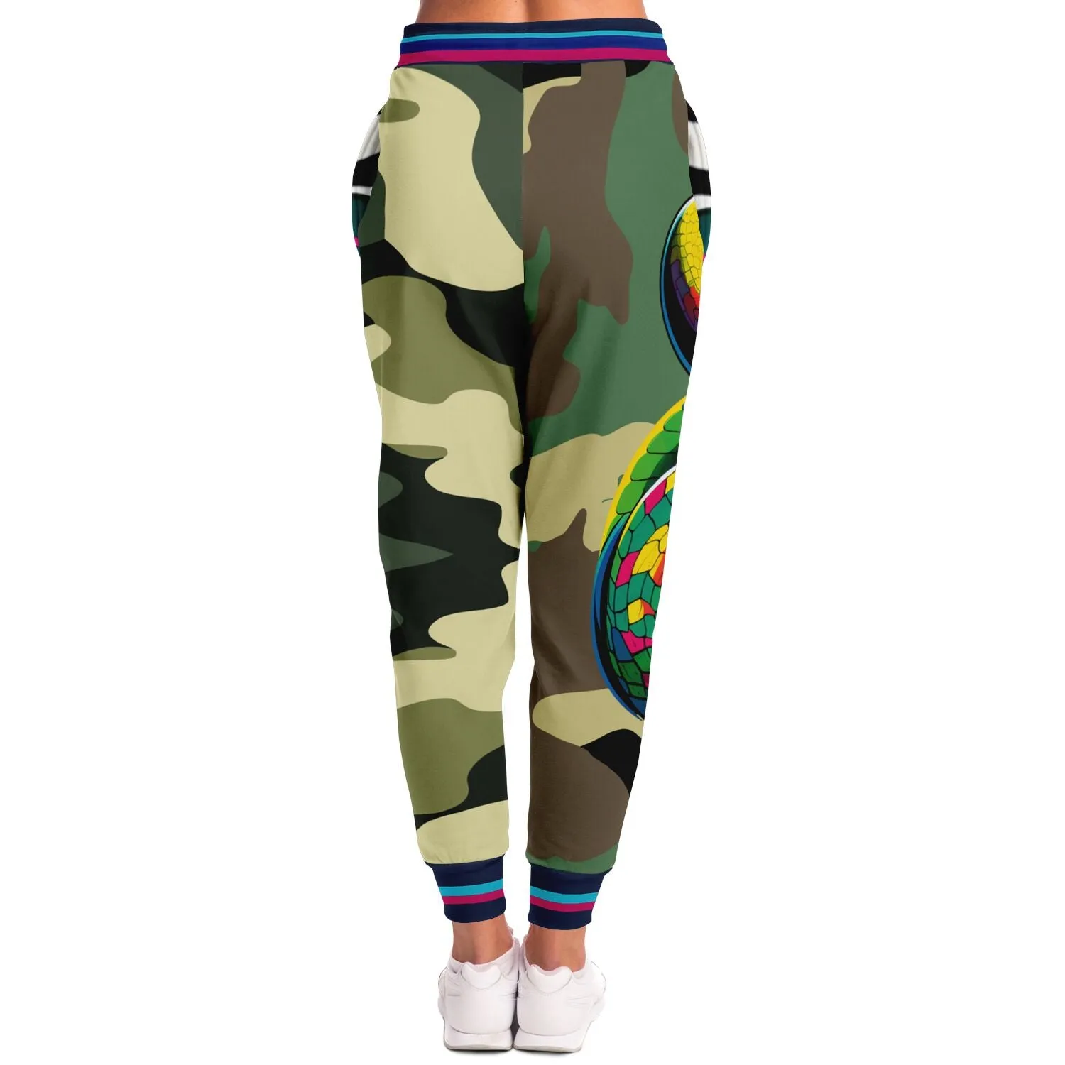 Serpent Says Green Camo Eco-Poly Unisex Joggers