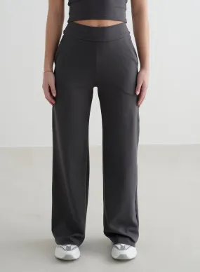 Shadow Grey Sense Wide Petite Pants