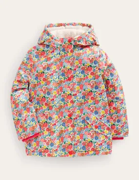 Sherpa Lined Anorak-Chalk Violet Flowerbed