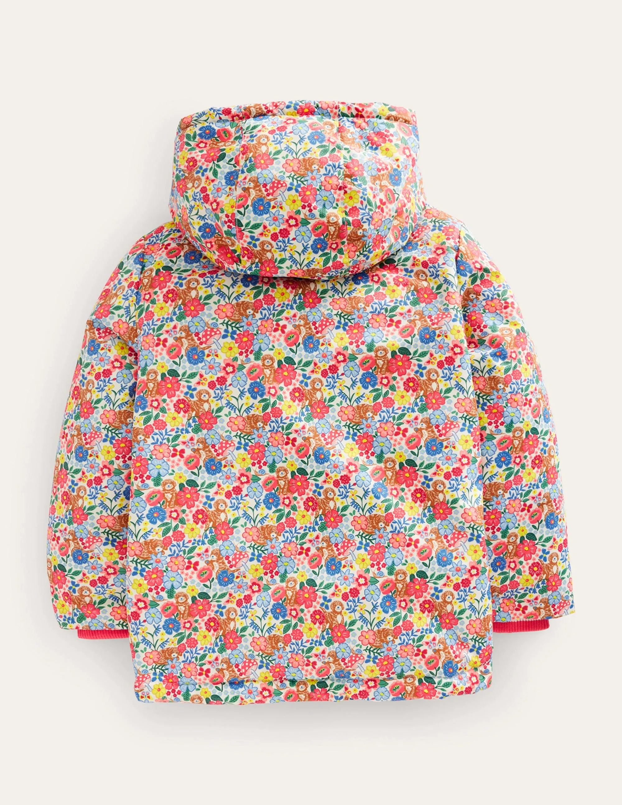 Sherpa Lined Anorak-Chalk Violet Flowerbed