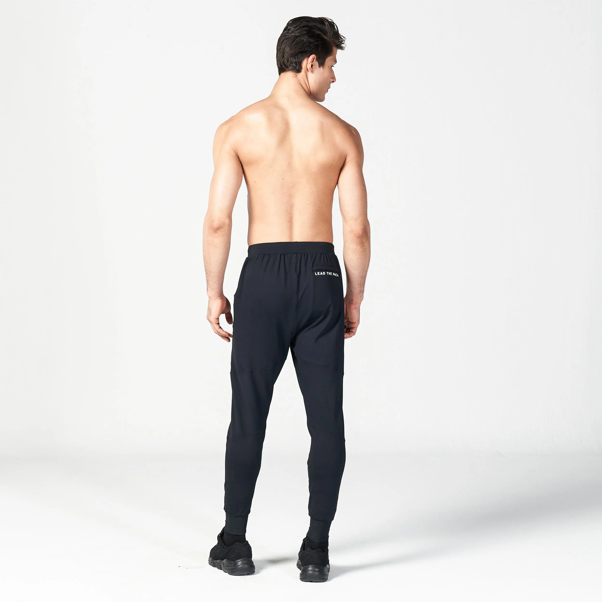 Statement Ribbed Joggers Reimagined SS23 - Black