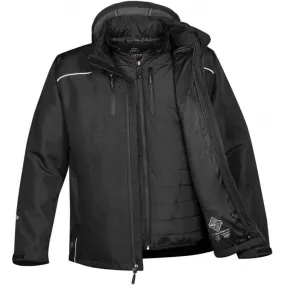 Stormtech Men's Black Atmosphere Hd 3-In-1 System Jacket