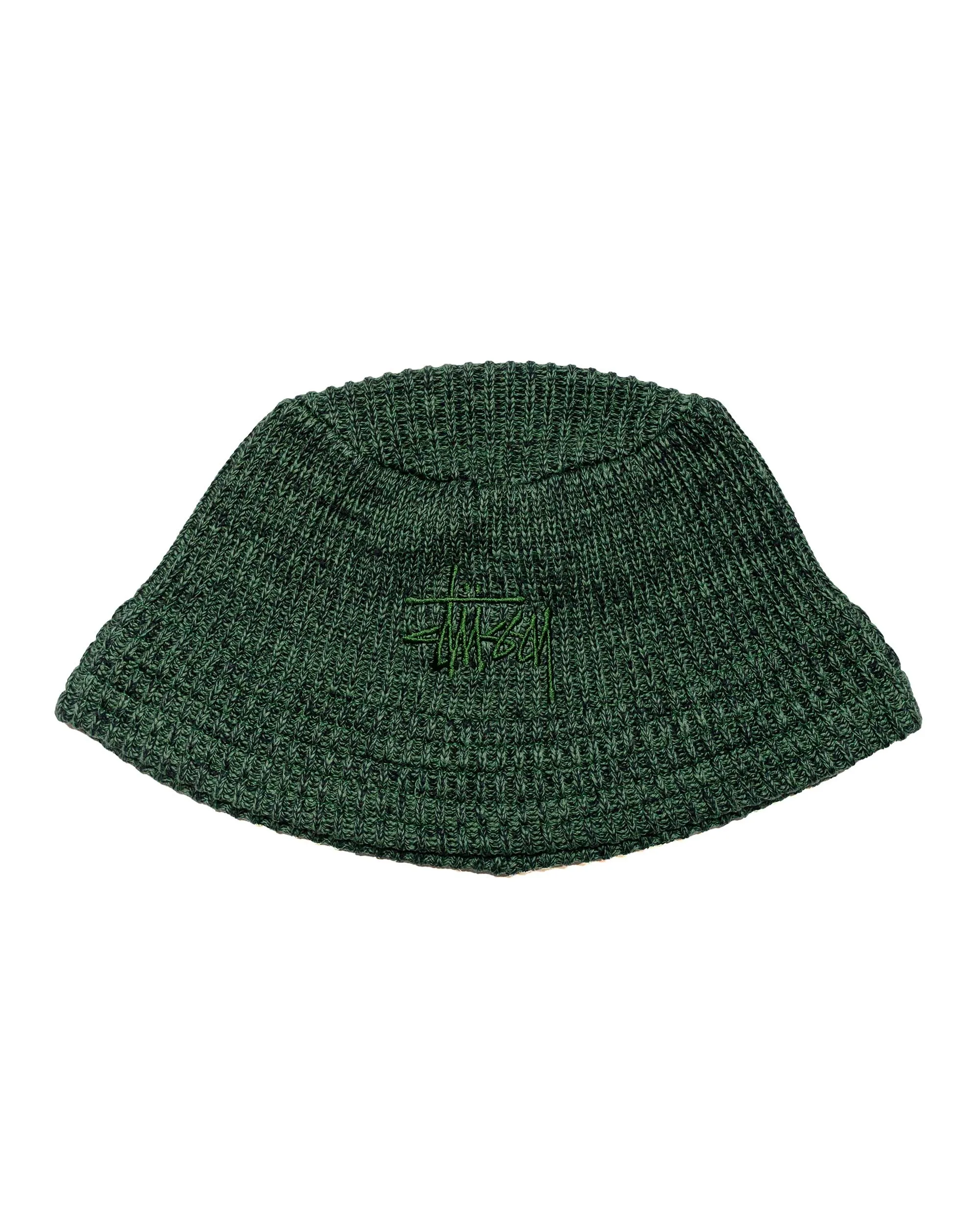 Stüssy Bucket Multi Knit Green