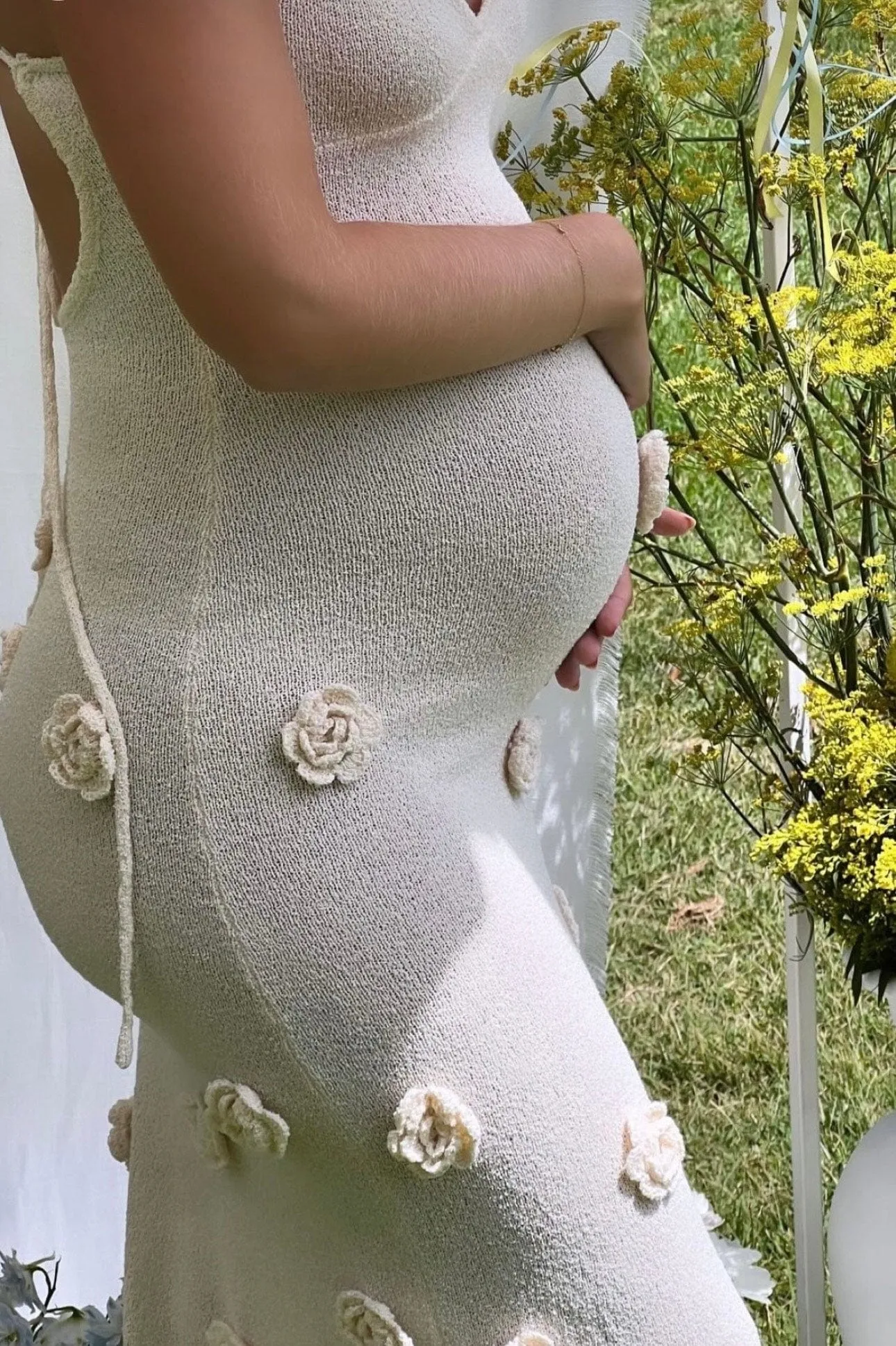 Suki Blossom Photoshoot and Baby Shower Dress