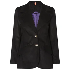 Susan Jacket Black Cord