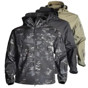 Tactical Waterproof Fleece Jacket for Men