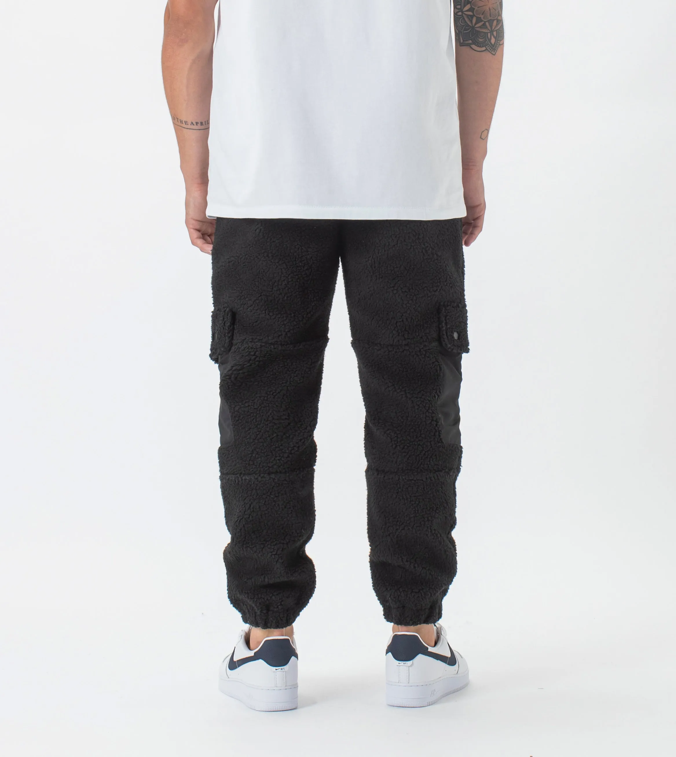 Teddy Jumpa Cargo Jogger Black