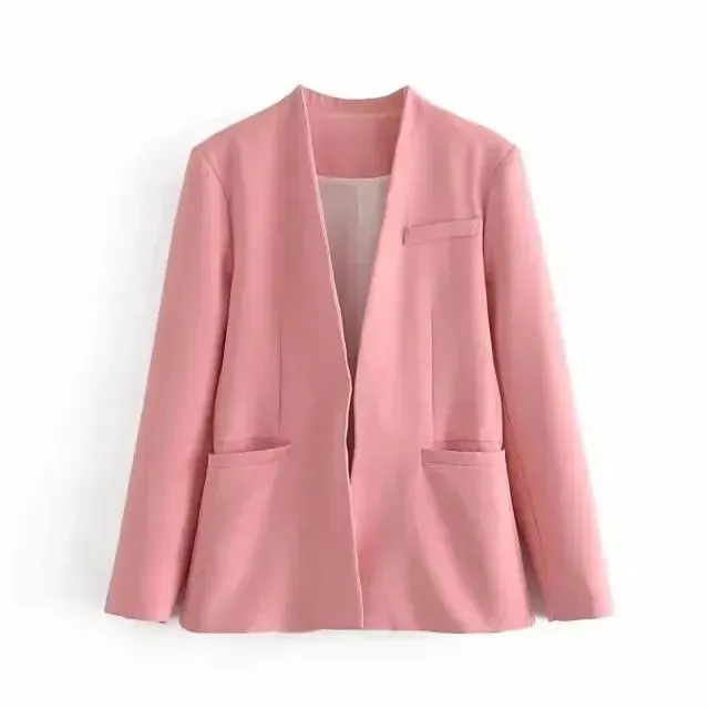 The Imagination Formal Blazer Women - Casual - Plain-Solid