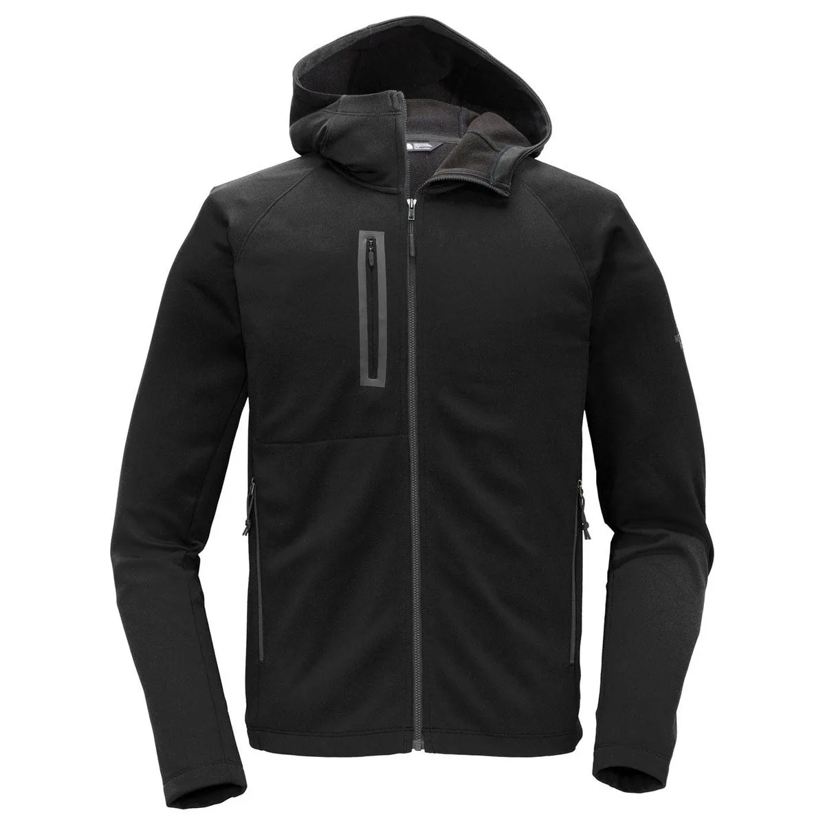 The North Face Men's TNF Black Canyon Flats Fleece Hooded Jacket