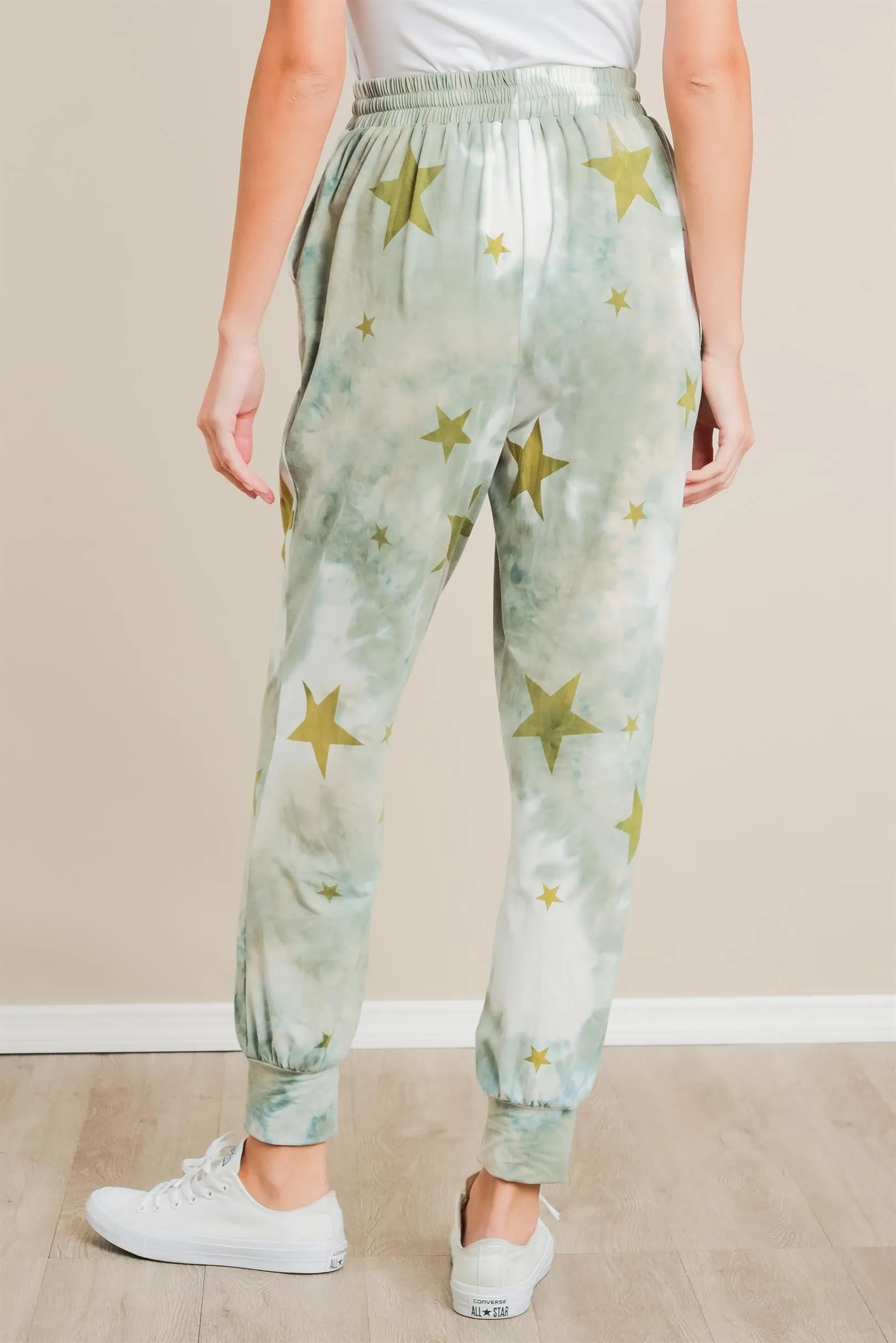 Tie Dye Star Printed Joggers