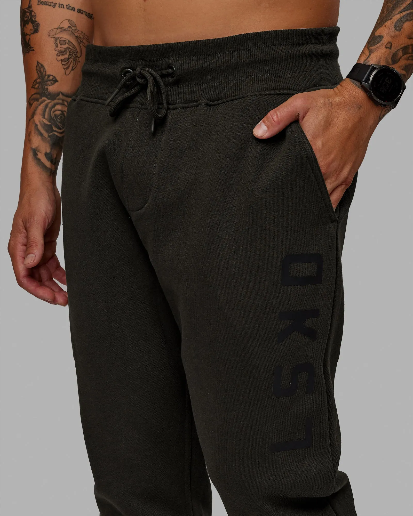 Unisex Structure Joggers - Pirate Black-Black