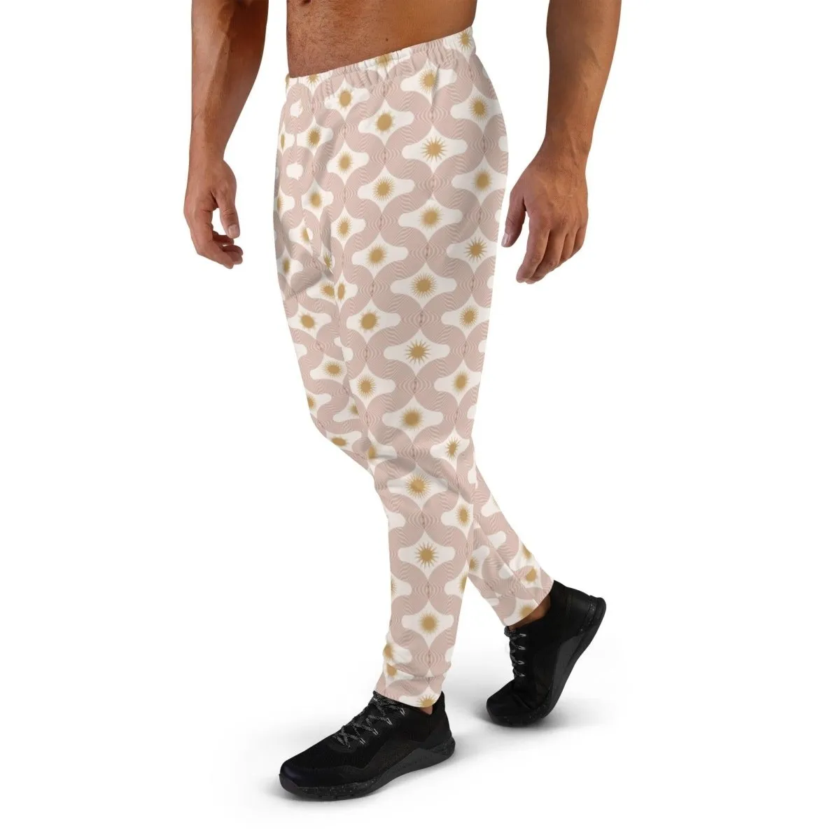 White Celestial Wonder Men's Street Joggers