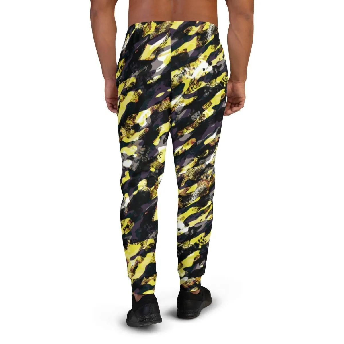 Yellow Camouflage Men's Street Joggers